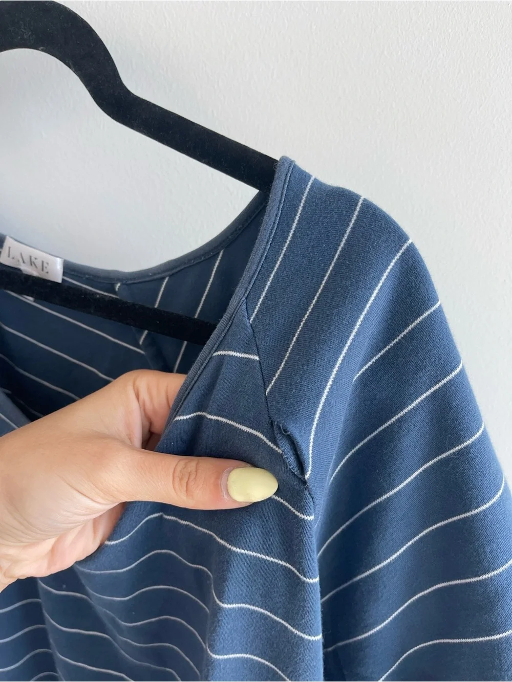 LAKE Blue Striped Pajama Matching Set